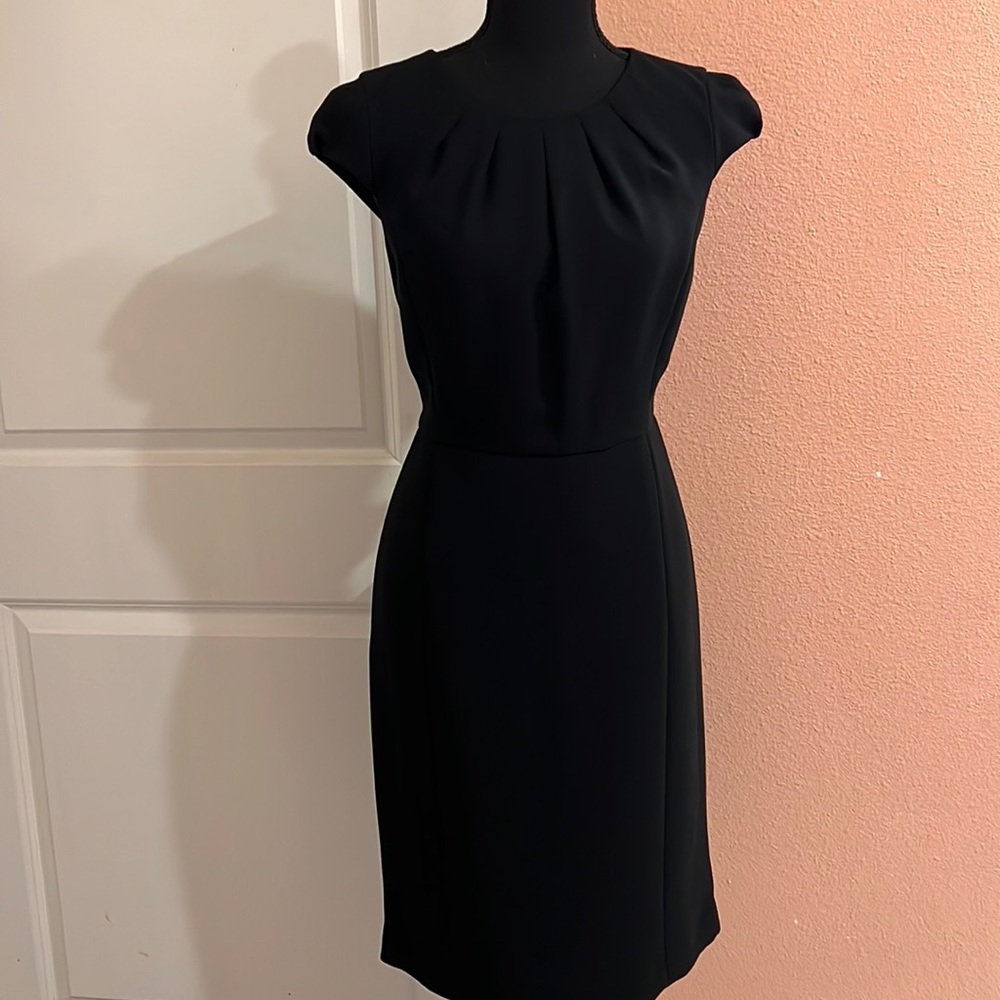 TALBOTS Black Sheath Dress